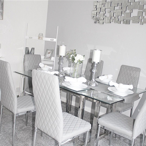 grey dining rooms