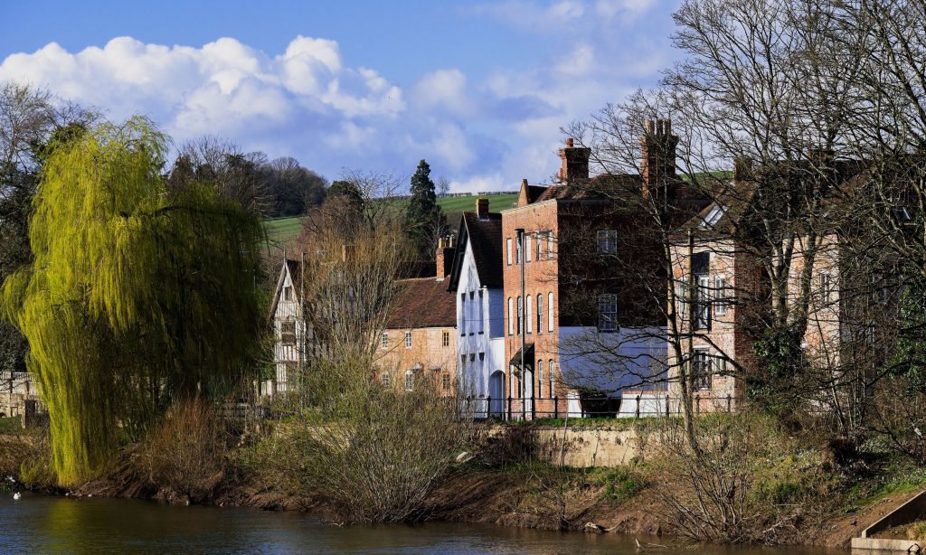 Bewdley, Worcestershire - river and historic buildings
