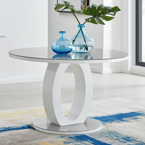 white gloss giovani child friendly dining table for family homes