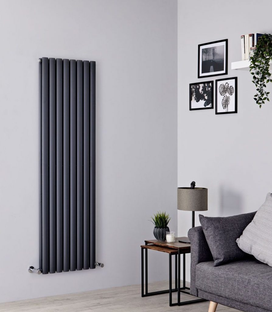 An example of how fixtures and fittings such as radiators can be used within the design of a room