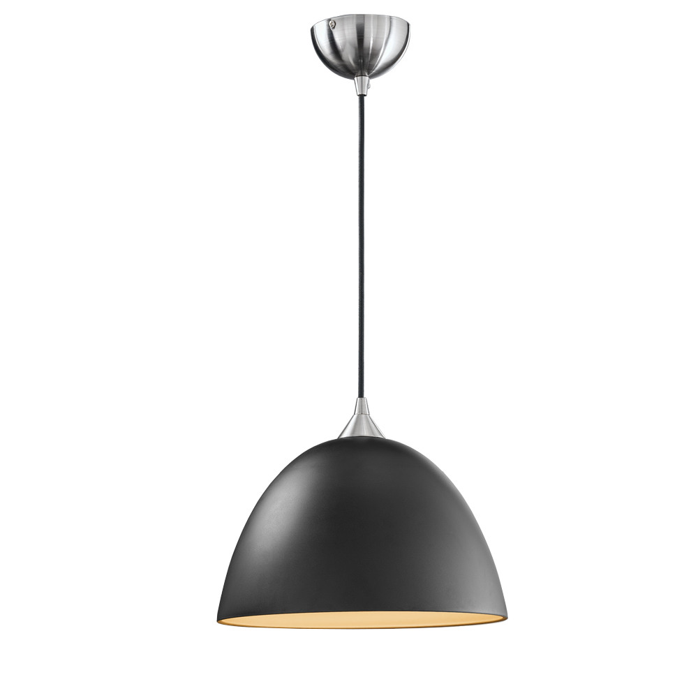Simple black and gold pendant lighting for your dining room