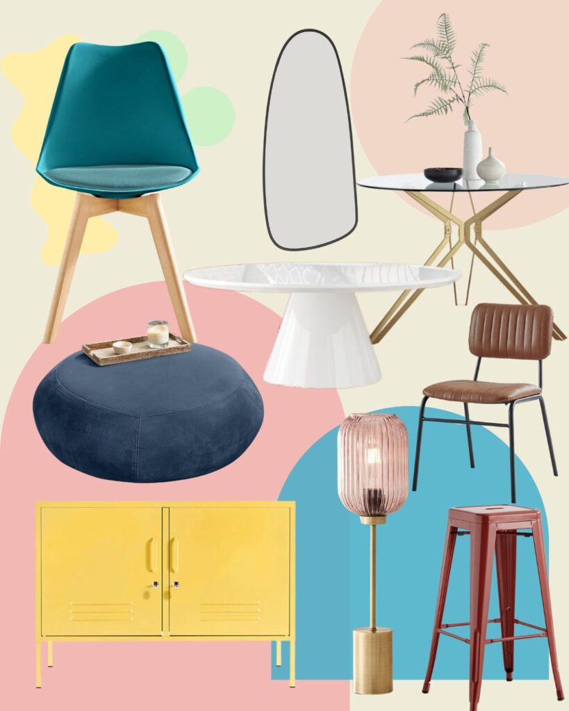 dopamine decor furniture moodboard