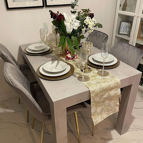 dining table and chairs