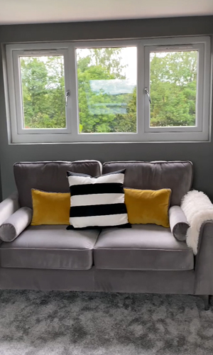 The grey Vera sofa