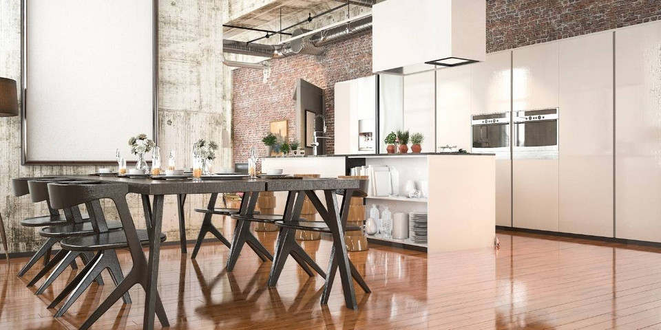 Get An Industrial Style Dining Room blog image link