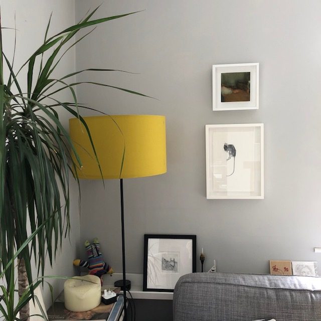 An example of how greys work together in a living room