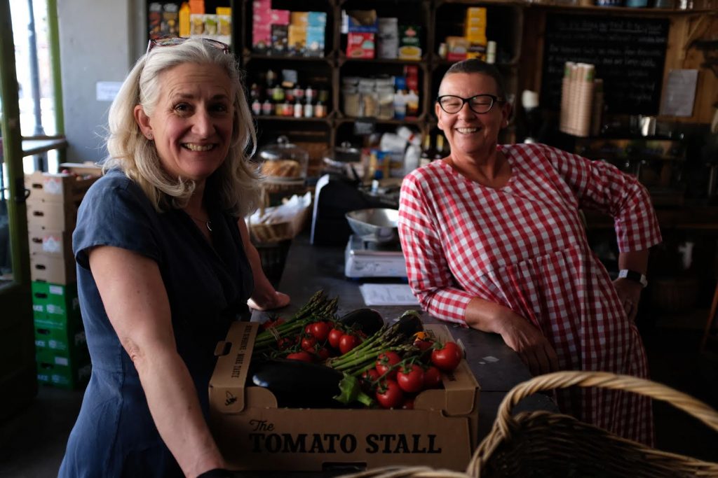 Members of the small team at Sprout and Flower, Mere