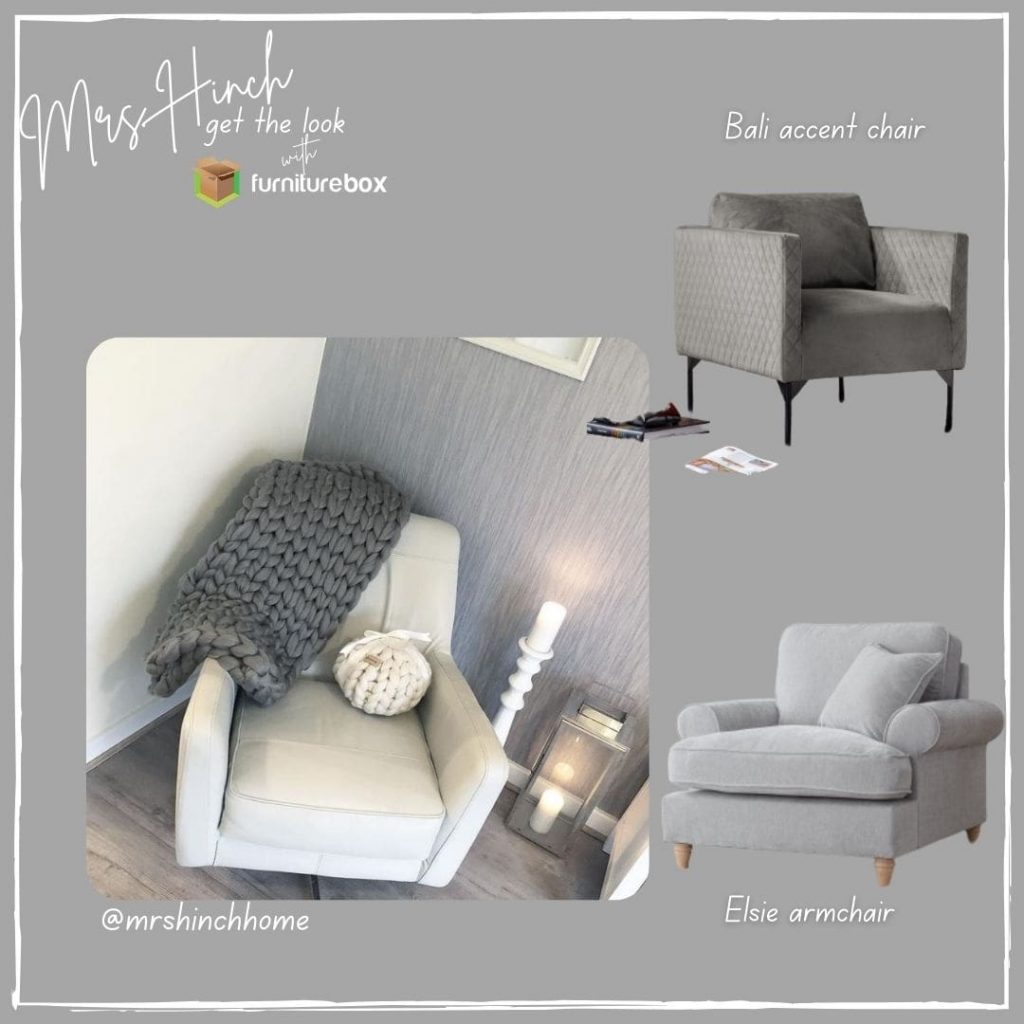 Grey living room insiration with armchairs moodboards