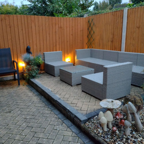 modular outdoor rattan furniture in grey from Furniturebox UK