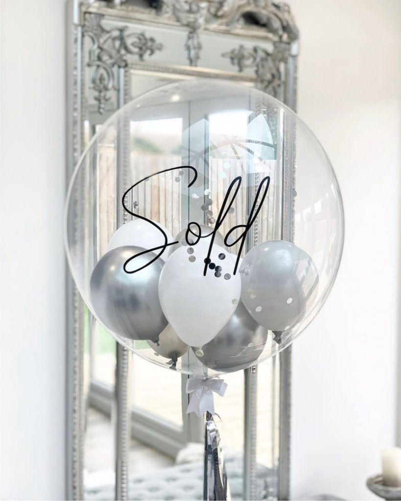 Image showing balloon with sold written on it. How to prepare your home for sale.