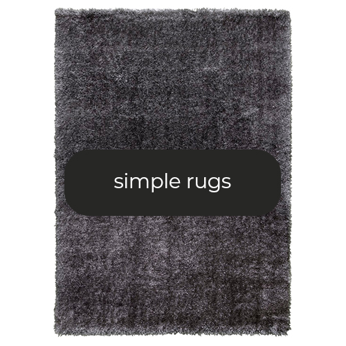 deep pile shaggy dark grey rug