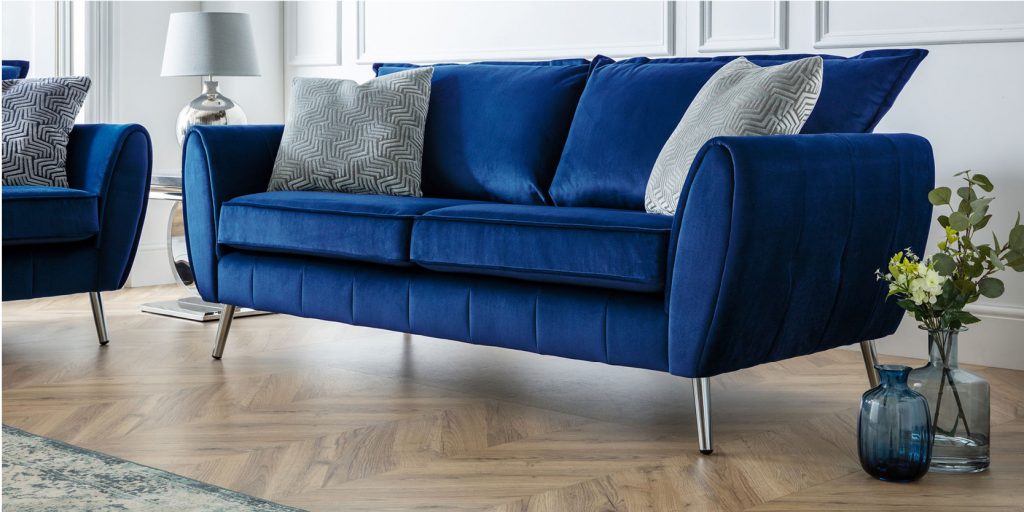 The Milano sofa, inspired from mid century furniture design