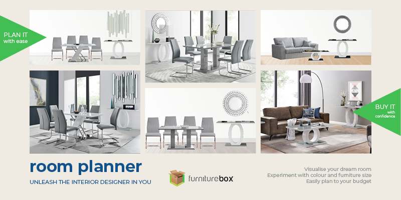 Dining chair room planner infographic