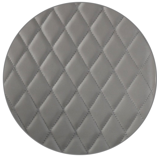 grey faux leather hatch design 