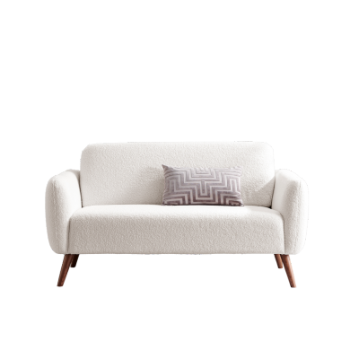 Teddy White Boucle 2 Seater Sofa Teddy White Boucle 2 Seater Sofa
