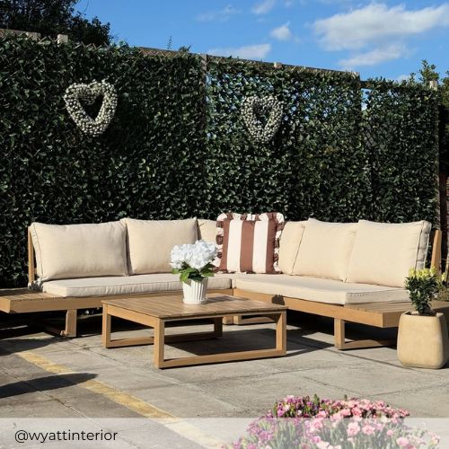 Garden Sofa Outside in the Sun