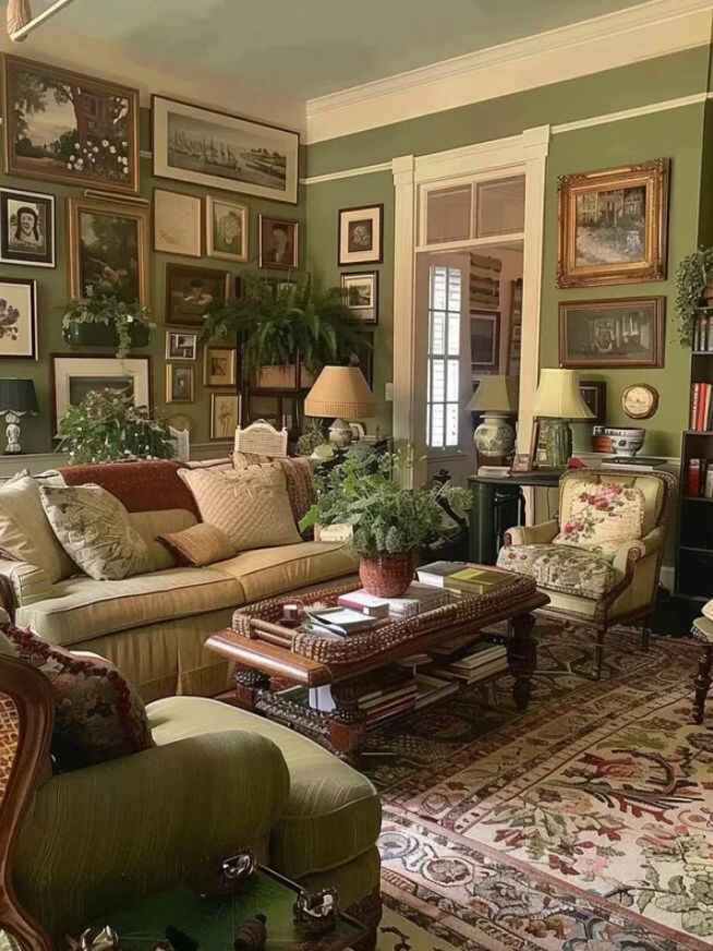 Cottagecore living room inspiration