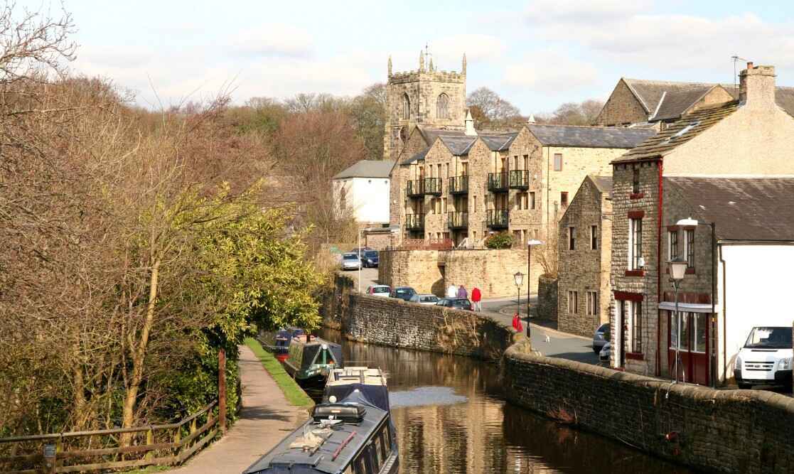 Aerial image of Skipton, Yorkishire