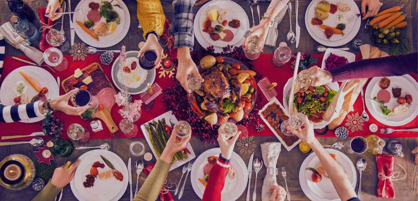 christmas dining hosting blog image
